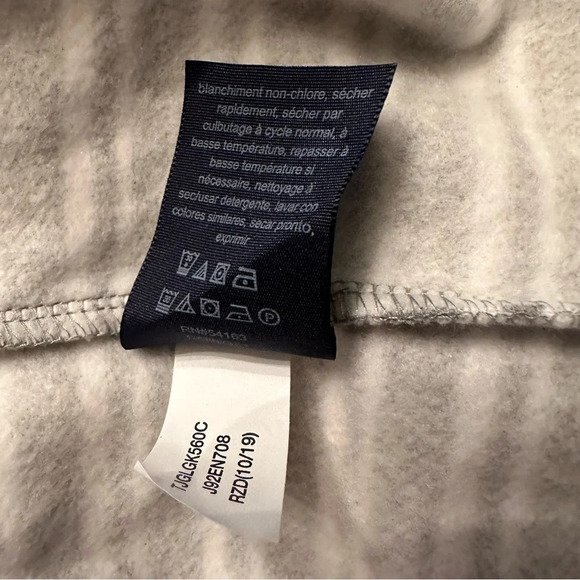 Tommy Hilfiger Gray White striped Cowl Neck sweatshirt Woman’s size Medium(f6 - Picture 3 of 10